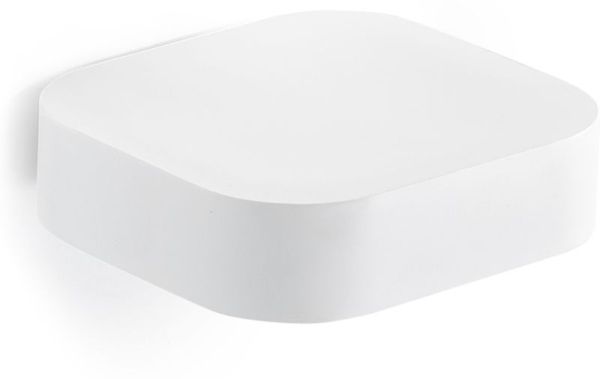 Gedy Outline, настенная металлическая мыльница, цвет белый матовый