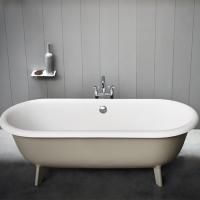Agape Ottocento Small Ванна отдельностоящая 155x77.5x58 см, слив-перелив нержавеющая сталь, цвет: светло-серый Agape Ottocento Small Ванна отдельностоящая 155x77.5x58 см, слив-перелив нержавеющая сталь, цвет: светло-серый
