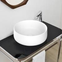 Artceram COGNAC Раковина накладная,Ø33,5хh16см, без отв под смеситель, без перелива, цвет: белый матовый