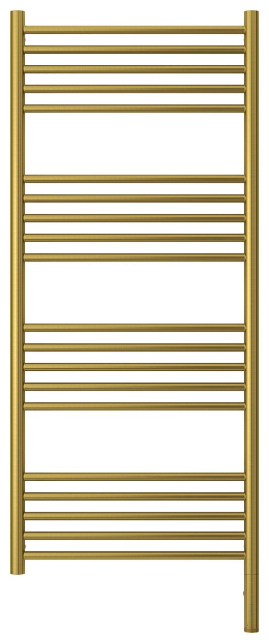 Полотенцесушитель электрический "БОГЕМА 3.0" прямая 1200х500 / МЭМ правый (Состаренная латунь)