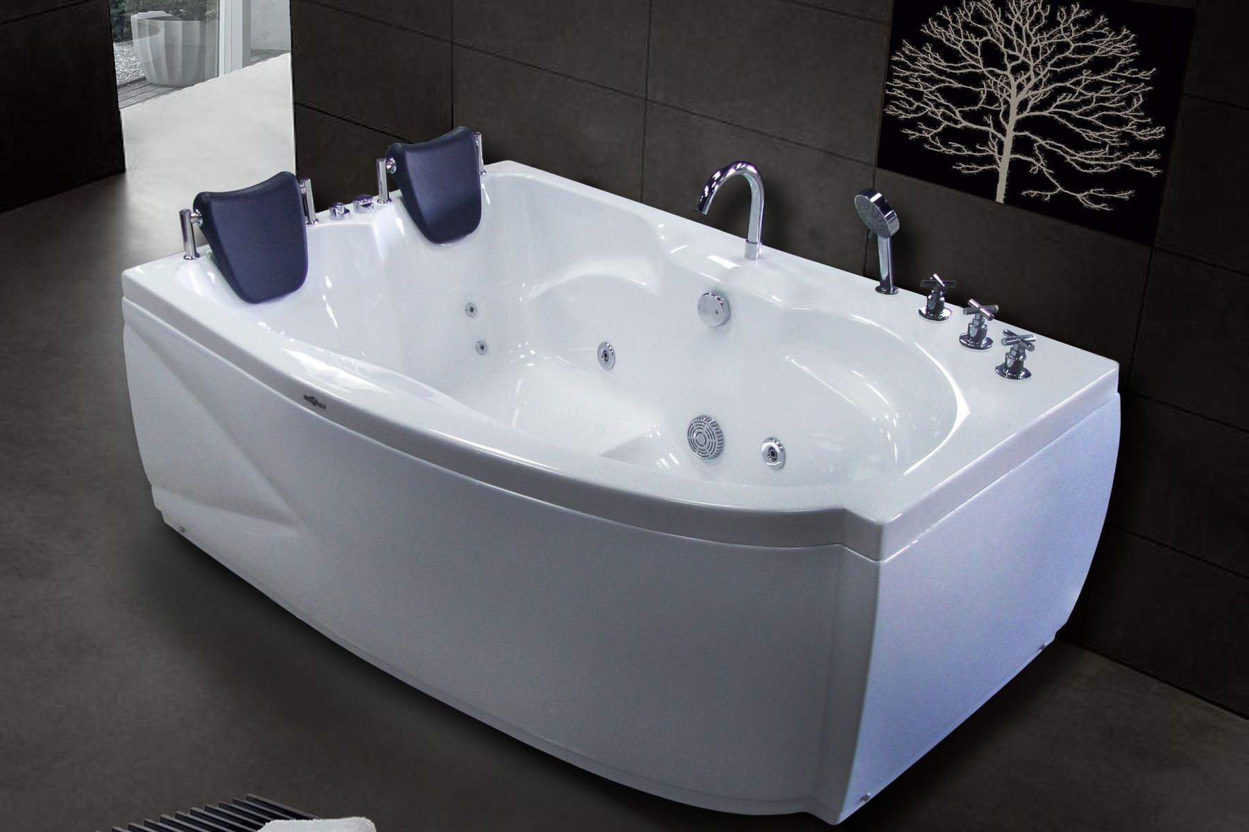 Акриловая ванна Royal Bath SHAKESPEARE RB652100 с каркасом 170х110х67 L