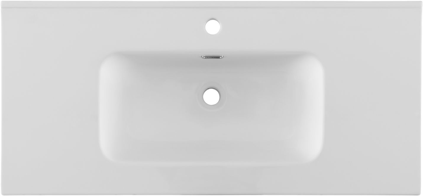 Раковина Aquanet Flat 100 белая матовая Раковина Aquanet Flat 100 белая матовая