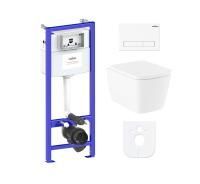 Комплект 6 в 1 Lavinia Boho Aveo Rimless 77040121, премиум с пластиковой клавишей