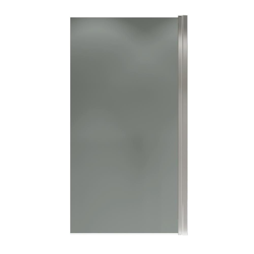 Шторка на ванну распашная Terminus Ното 150х70 тонированная, хром, артикул 2CW150х70CT