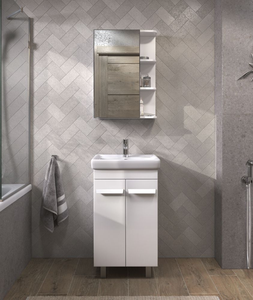 Зеркальный шкаф VIGO Nova zsh.NOV.50, 50 см, артикул zsh.NOV.50