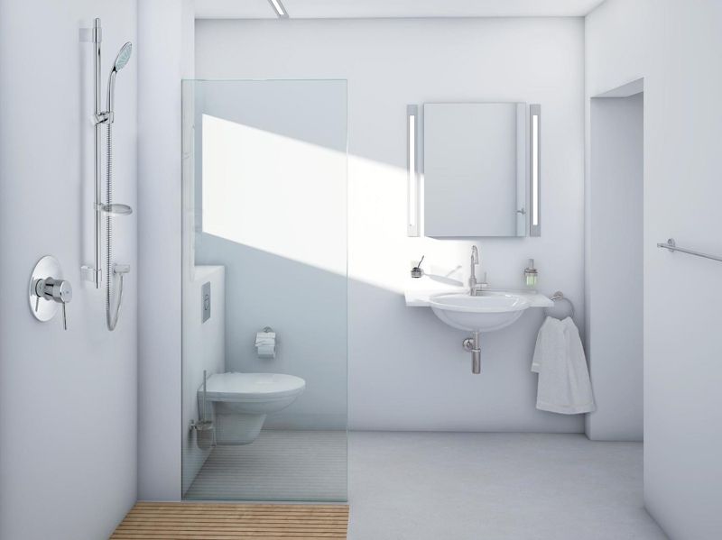 Держатель для банного полотенца GROHE Essentials 600мм, хром (40366001) Держатель для банного полотенца GROHE Essentials 600мм, хром (40366001)