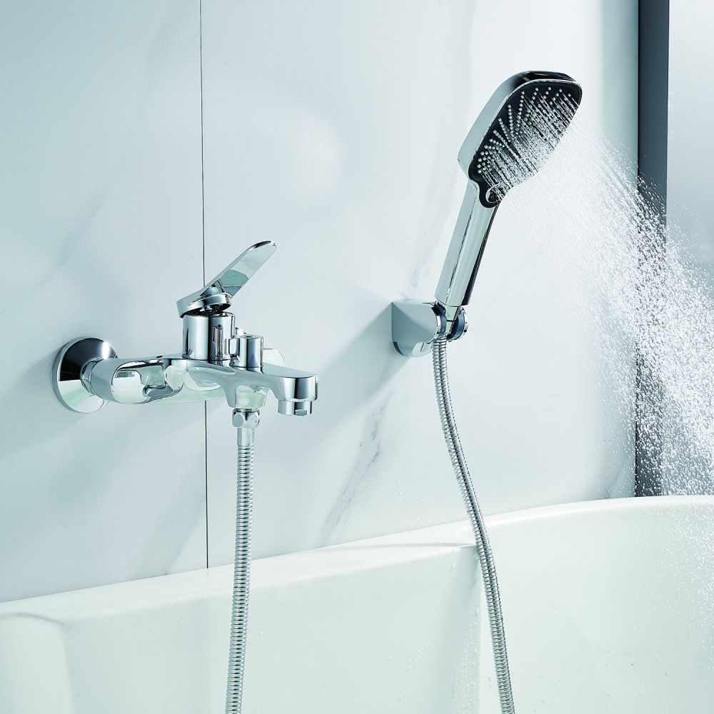 Смеситель для ванны Shevanik S6202, хром