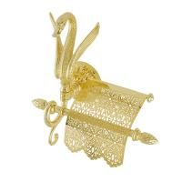 LUXOR Бумагодержатель с крышкой, золото