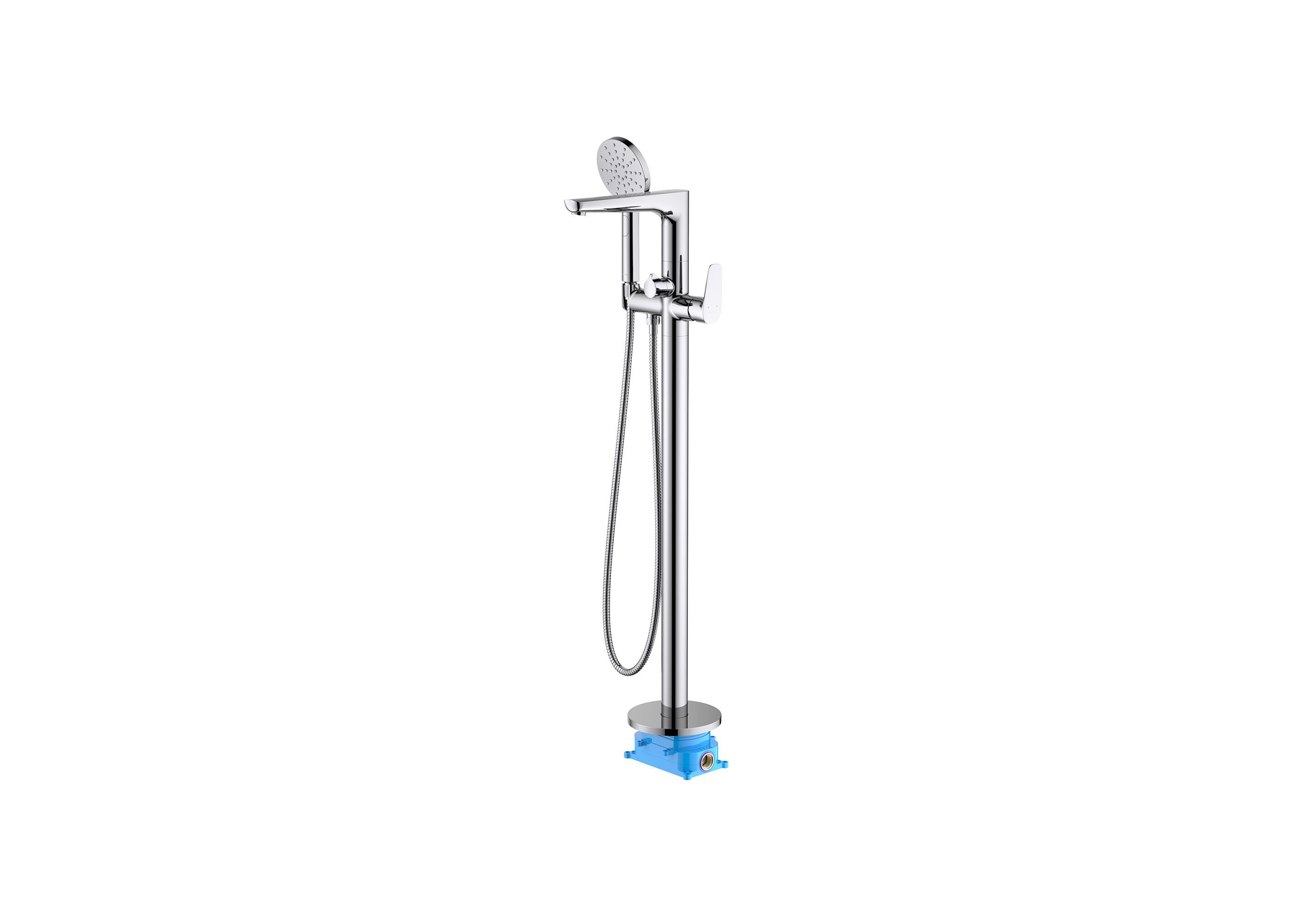 Смеситель для ванны напольный (внешняя и скрытая часть) AQUATEK AQ1145CR БЕТТА Смеситель для ванны напольный (внешняя и скрытая часть) AQUATEK AQ1145CR БЕТТА