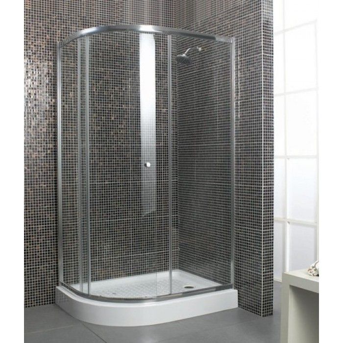 Душевой уголок Cezares Anima RH-1 120x90 профиль Хром стекло прозрачное