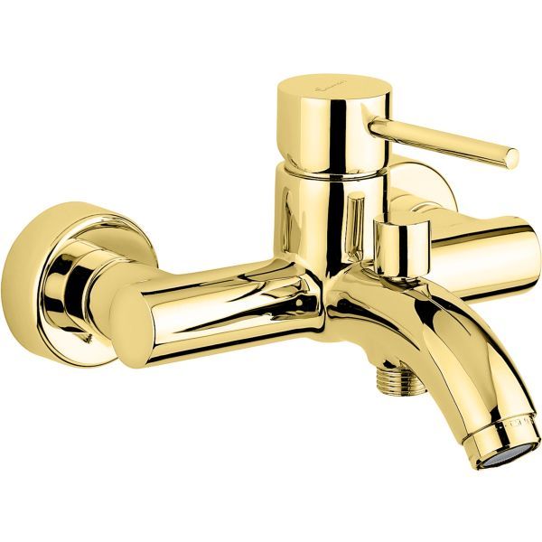 Emmevi Piper, однорычажный смеситель для ванны без набора для душа, цвет золото