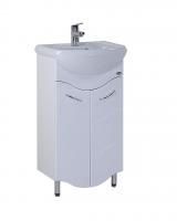 Тумба Onika Лайн 50 напольная, белая (ум. Уют 50)