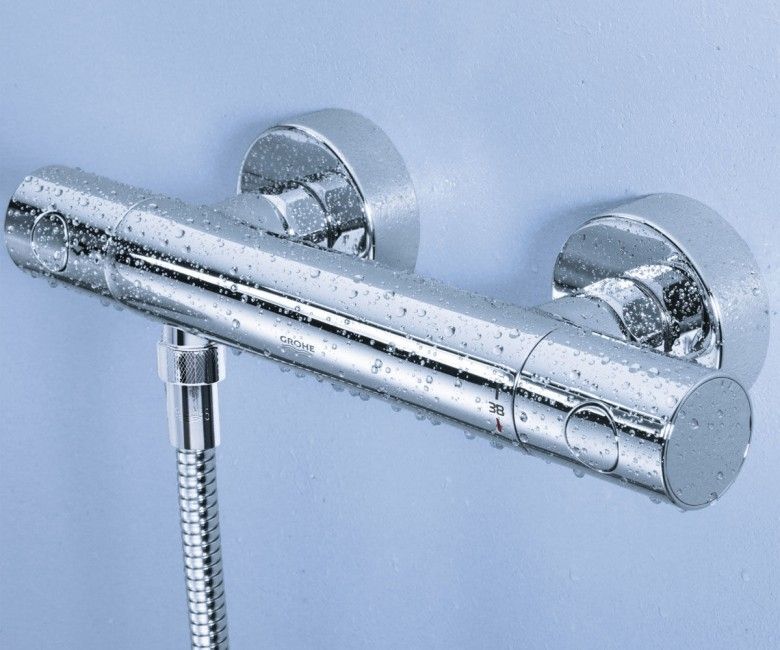 Смеситель для душа Grohe Grohtherm 1000 Cosmopolitan 34065002 с термостатом Хром Смеситель для душа Grohe Grohtherm 1000 Cosmopolitan 34065002 с термостатом Хром