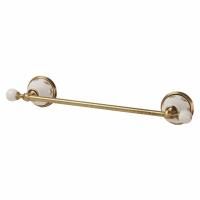 PROVANCE Полотенцедержатель L40 см, керамика с декором/бронза