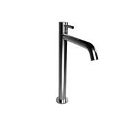 Bongio ON Смеситель для раковины высокий на 1 отв, излив 173 мм , с донным клапаном clic clac ,цвет хром