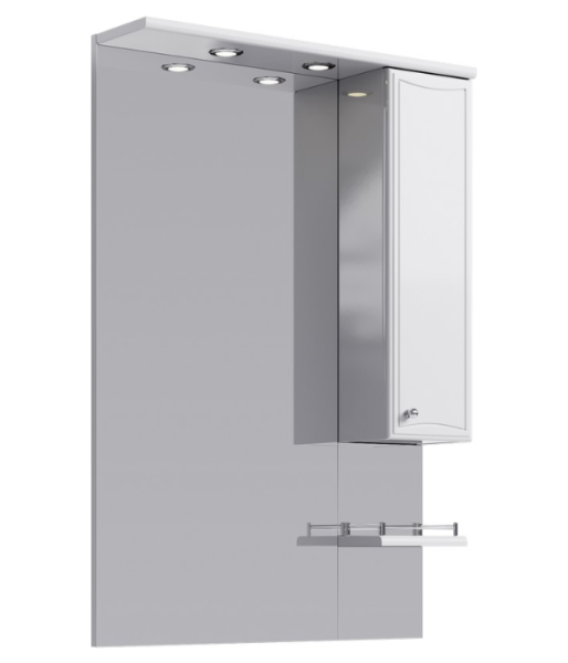 "Барселона" панель с зеркалом,  шкафчиком и подсветкой Ba.02.07, ТМ «AQWELLA»