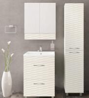 Тумба с раковиной Style Line Ассоль 60 Люкс Plus ЛС-00000342 Техно платина Тумба с раковиной Style Line Ассоль 60 Люкс Plus ЛС-00000342 Техно платина