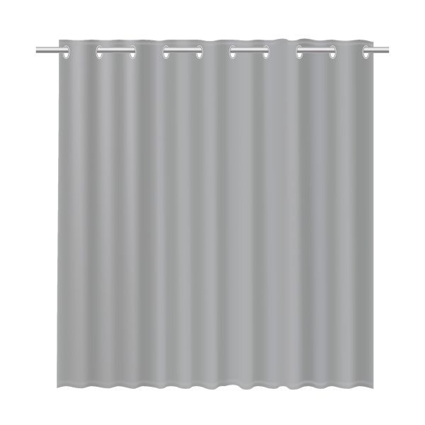 Штора для ванной комнаты FIXSEN LINUM FX-1535K, серый