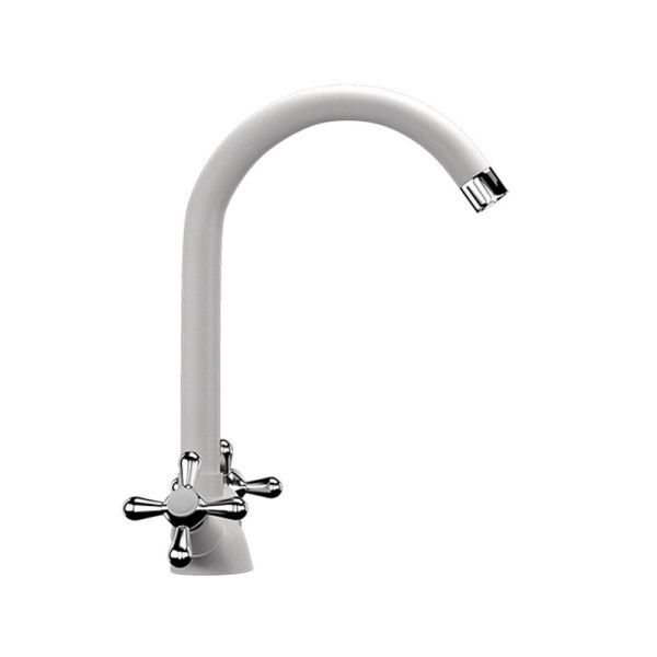 Смеситель для кухни Ulgran U-012-341, ультра-белый