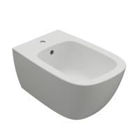 GLOBO Genesis Биде подвесное 55х36 см, с  1отв для смесителя, с креплением, цвет: белый матовый