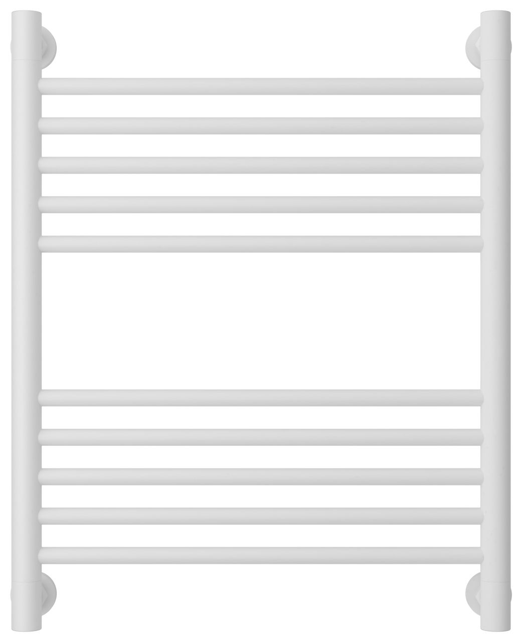Полотенцесушитель водяной "Богема+" прямая 600х500 (Матовый Белый)
