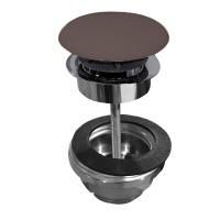 Kerasan Донный клапан клик-клак, покрытие керамика, цвет: borgogna matte (бордовый)