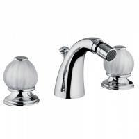 Bongio Rivoli Смеситель для биде 3 отв., цвет хром/Cristallo 00