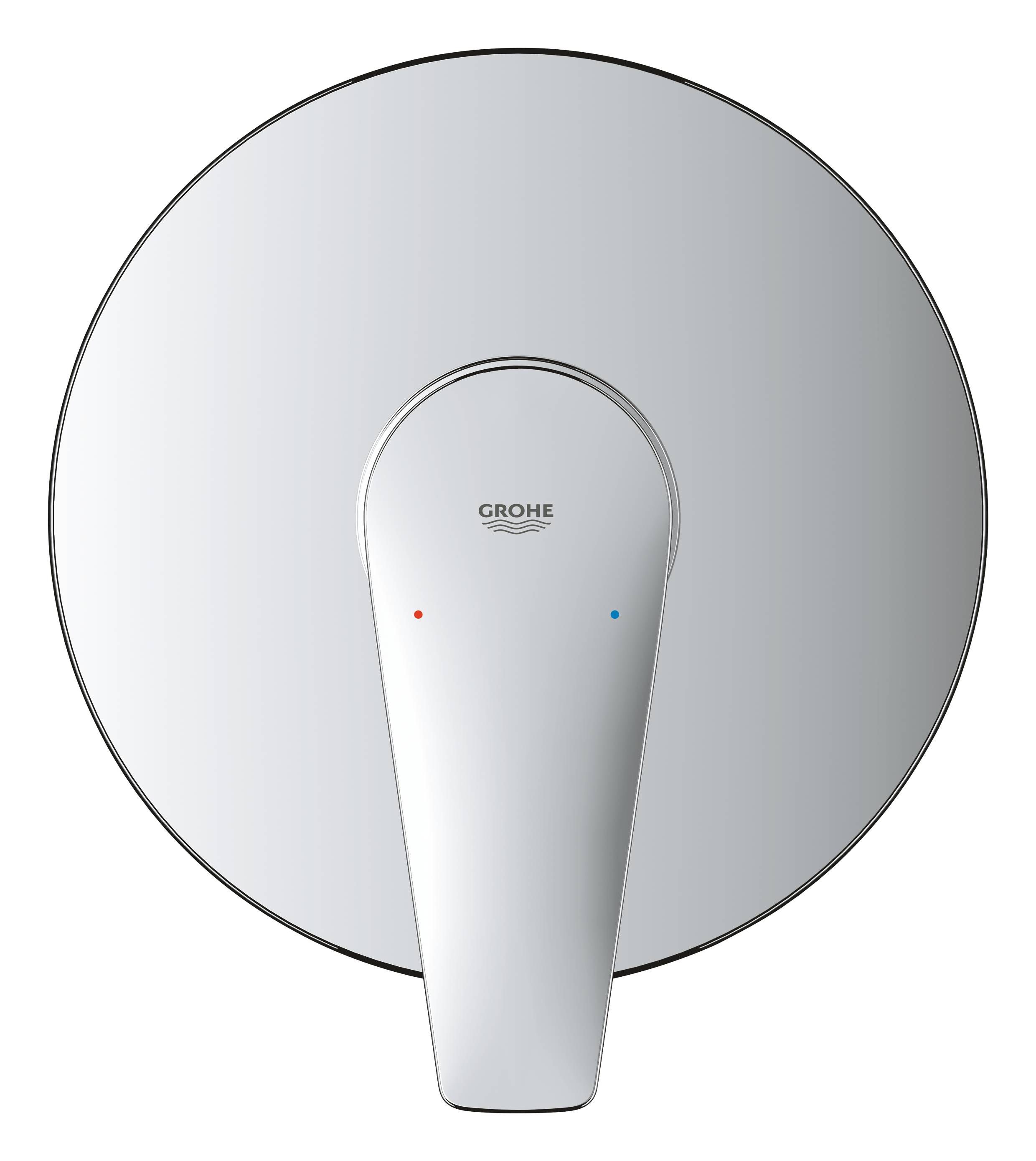 Смеситель для душа GROHE BauEdge однорычажный, комплект верхней монтажной части, хром (24161001)