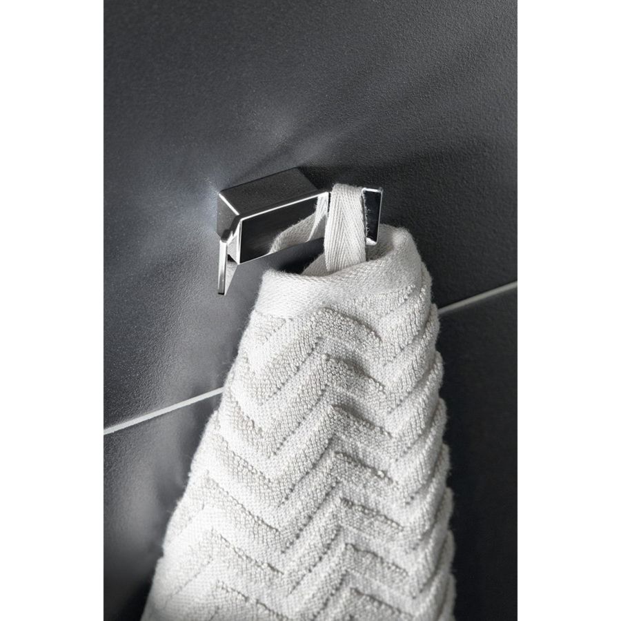 Двойной крючок EVEREST для халата, 70x30x30 мм, хром, Sapho, артикул 1313-40