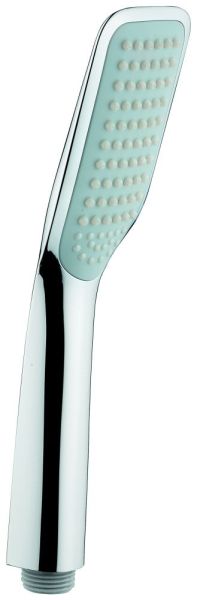 Emmevi, плоская прямоугольная однорежимная лейка ручного душа из ABS пластика (для набора 142), цвет хром