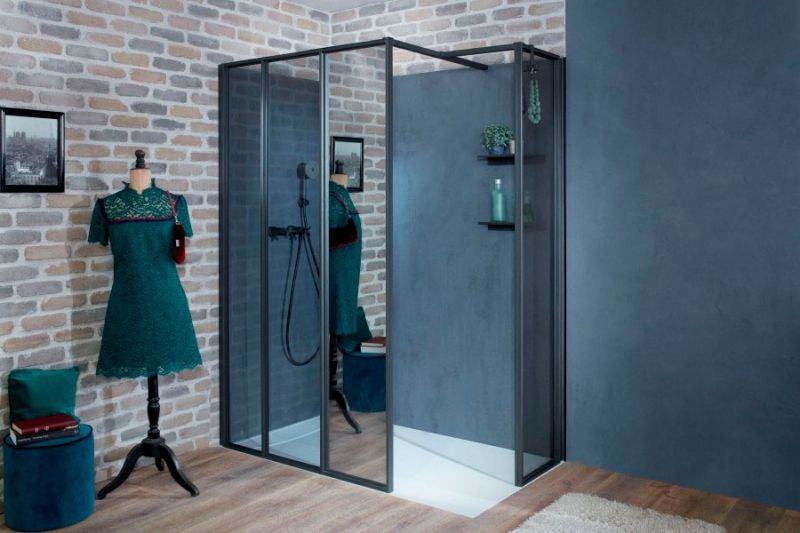 Душевое ограждение JACOB DELAFON NOUVELLE (30*) E94WS30-MZ (зеркальное) ССП, шт