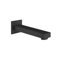 GESSI  INVERSO RIGATO Настенный излив для ванны, цвет: Matte Black