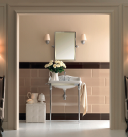 SIMAS Arcade 73, раковина со спинкой 73*54, с 3 отв. под смесители, цвет: белый