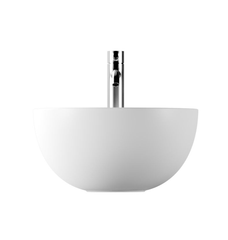 Alice Unica, накладная круглая раковина Ø40х20h см, цвет белый глянцевый, артикул 32180101