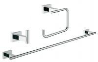 Набор аксессуаров GROHE Essentials Cube (3 предмета), хром (40777001)