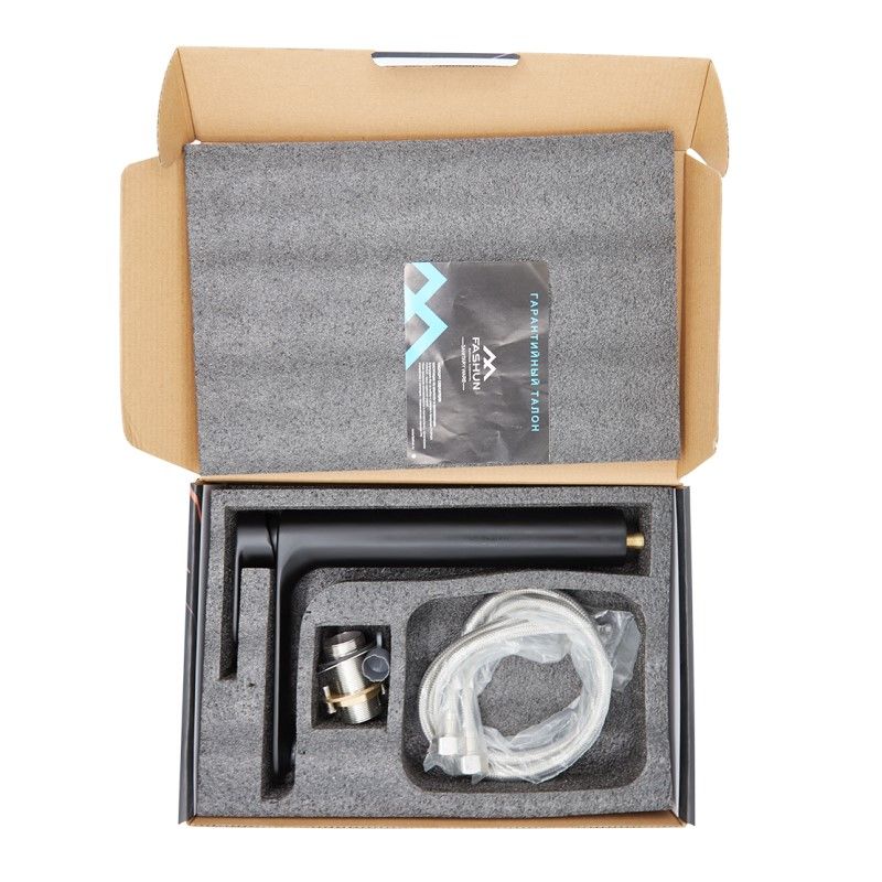 Смеситель для раковины FASHUN A5185-7, чёрный