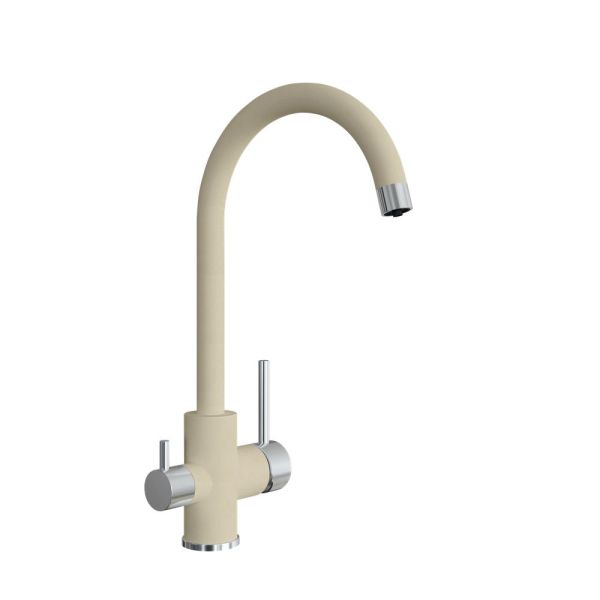 Смеситель для кухни с подключением фильтра Florentina КЛИО 333.13Н.2123.104, бежевый