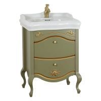 IMPERO База L61xH74xP48 см. для раковины 60 см, 2 выдвижных ящика, цвет: OLIVA