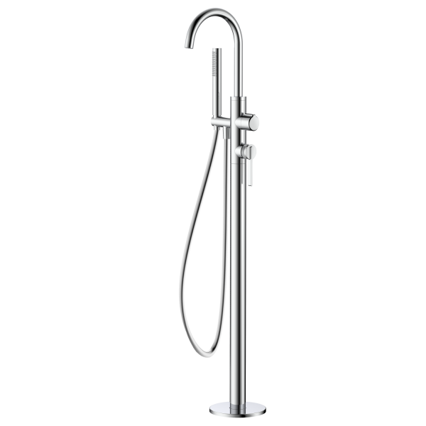 Напольный смеситель для ванны с душем DQ Bonn хром (DA1706001)