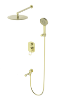 Душевая система встраиваемая WONZON & WOGHAND FRAME, Брашированное золото (WW-88939010-BG)