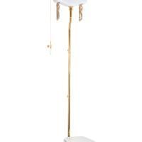 RICAMBI Труба высокого бачка, Г-образная, D32/d32 мм,с отражателем, золото (в комплекте крепеж)