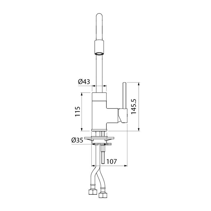 Смеситель для кухни IDDIS Kitchen 360 (K36BNJ0i05), артикул K36BNJ0i05