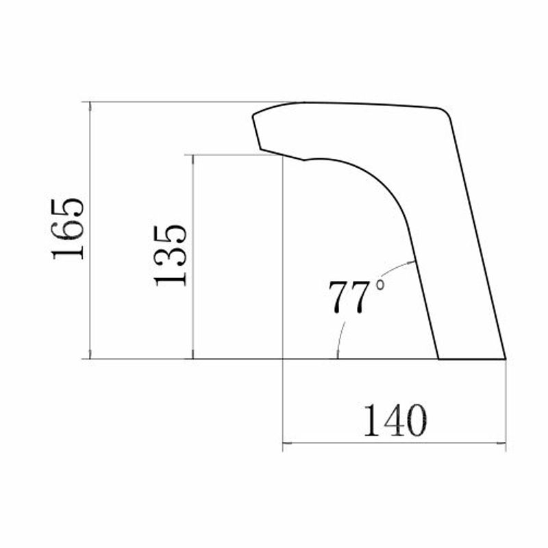 Смеситель для раковины сенсорный FASHUN A511-1, хром