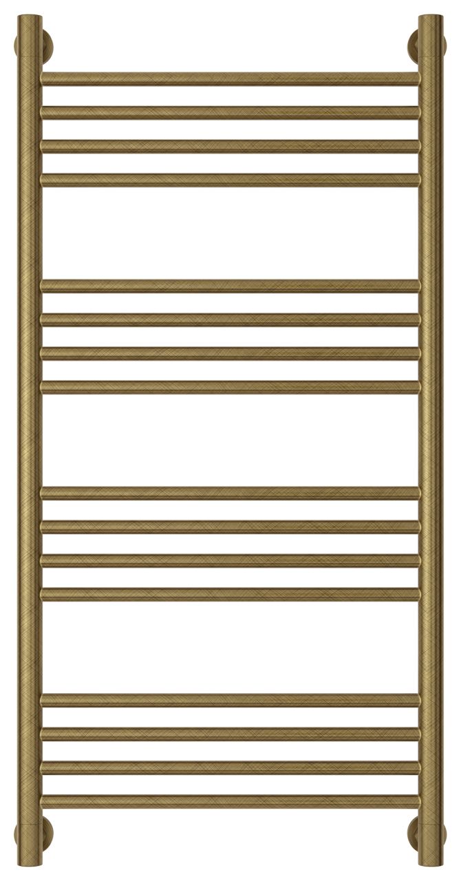 Полотенцесушитель водяной "Богема+" прямая 1000х500 (Состаренная БРОНЗА)