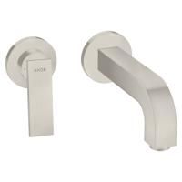 AX Citterio Смеситель для раковины,наст.,розет., цвет сталь