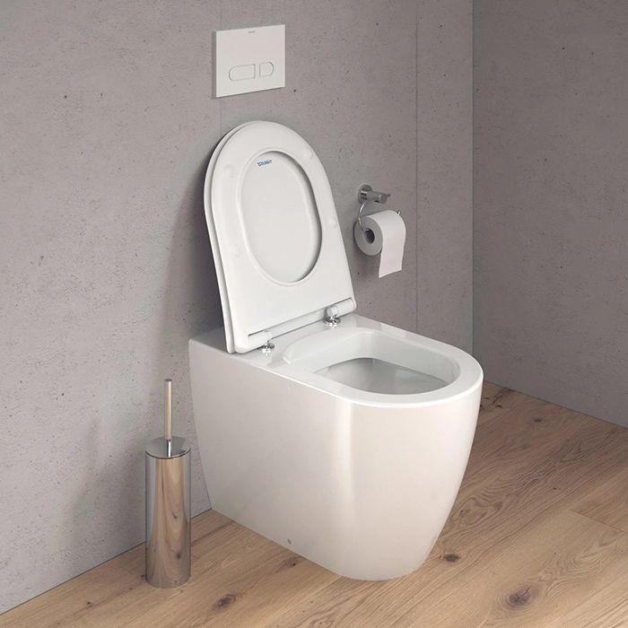 Duravit Soleil by Starck Унитаз напольный  370х600мм, безободковый, слив универсальный,  Weiß Hochglanz, HyG, цвет белый
