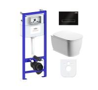 Комплект 6 в 1 Lavinia Boho Bell Pro Rimless 77040046, премиум со стеклянной клавишей