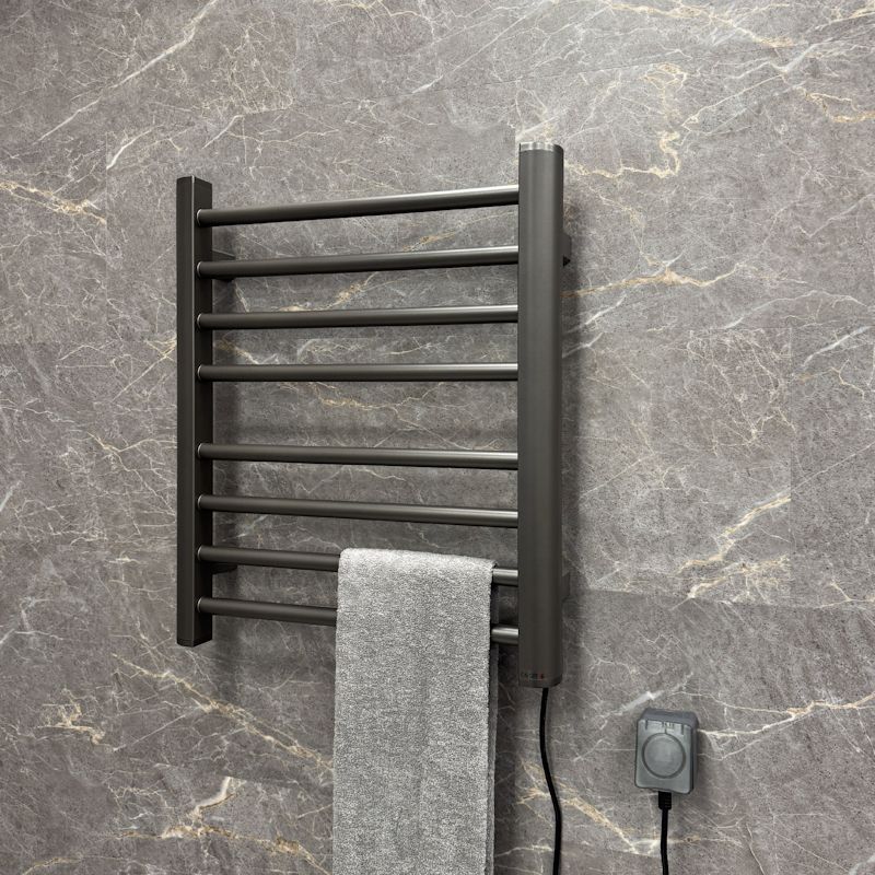 Полотенцесушитель электрический Fixsen UNIVERSAL 600х500 FX-7200F, графит, артикул FX-7200F