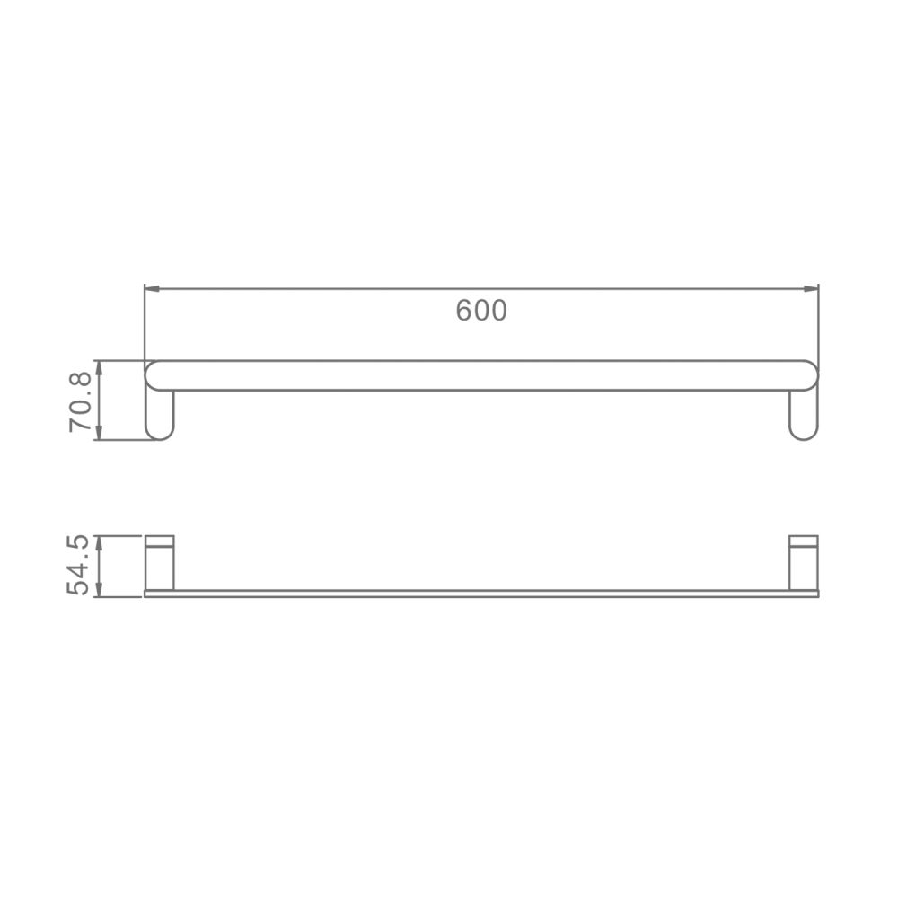 Полотенцедержатель Raglo R300.01.06, черный