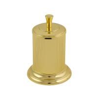 FORTUNA Баночка высокая H16 cм. с крышкой, золото